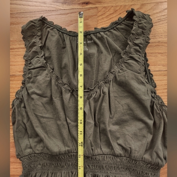 AE Smocked Peplum Tank Top - Picture 6 of 7